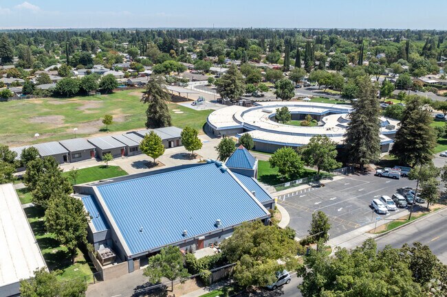 A view of Donn B. Chenoweth Elementary School in Merced.