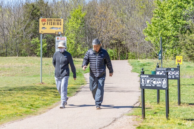 Go for a 1.4 mile walk on the Sutton Wilderness Trail Park's walking trail.