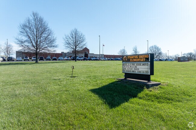 The student population of Stamping Ground Elementary School is 388 and the school serves K-5.