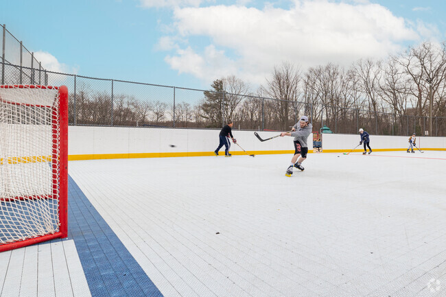 Robert A. Brady Park is next to Village of the Branch has several sports amenities.