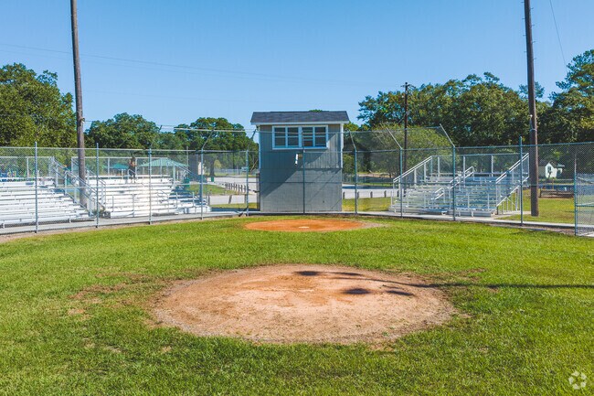 Trimmier Park near Bayview features ball fields and trails.