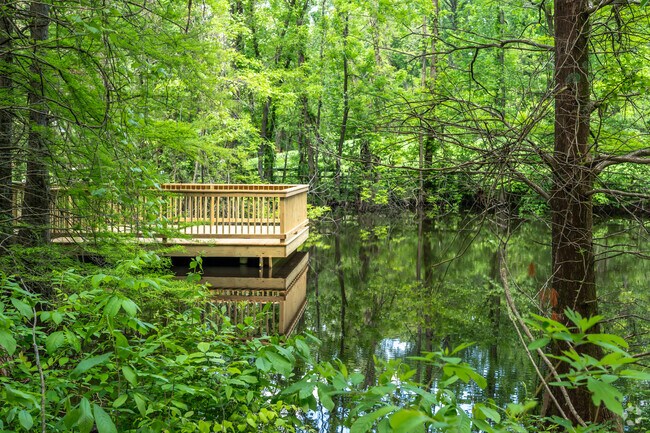 There are tranquil places to enjoy nature at Wesselman Woods Nature Preserve.