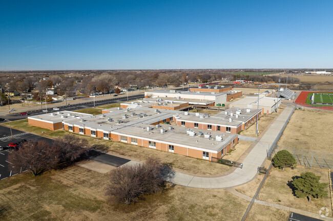 Here is an aerial view of Valley Center Middle School.
