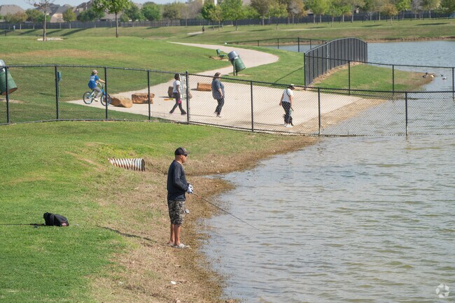 Fishing enthusiasts can find well stocked lakes around many of Riata Ranch's parks.