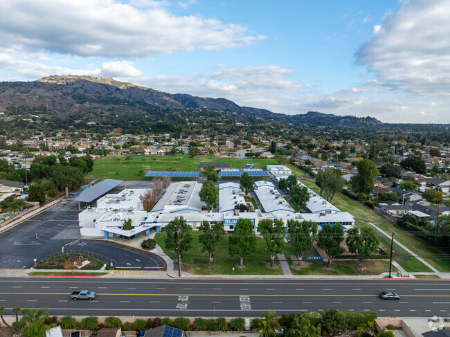 Sellers Elementary School sits under the Glendora foothills.