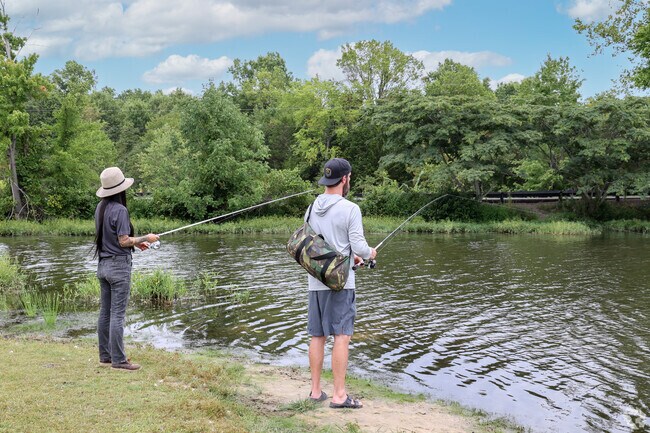 Silver Lake locals can cast a line a the nearby Silver Lake Regional Park.