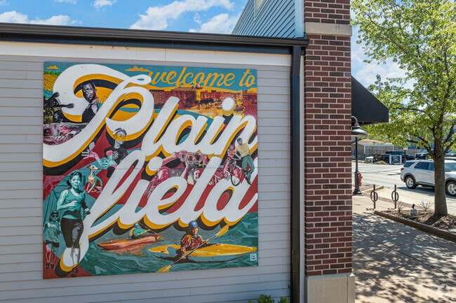Plainfield’s population is about 44,700, offering a small-town feel near Chicago.