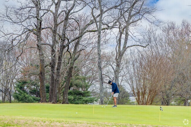 Smyrna Golf Course offers an 18-hole course, putting and driving range.