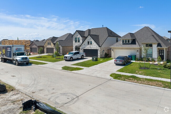 Home in the Clute neighborhood are typically two stories.