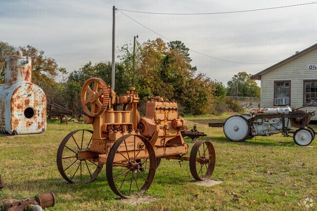 The Louisiana State Oil and Gas Museum has many interesting things to view outside.