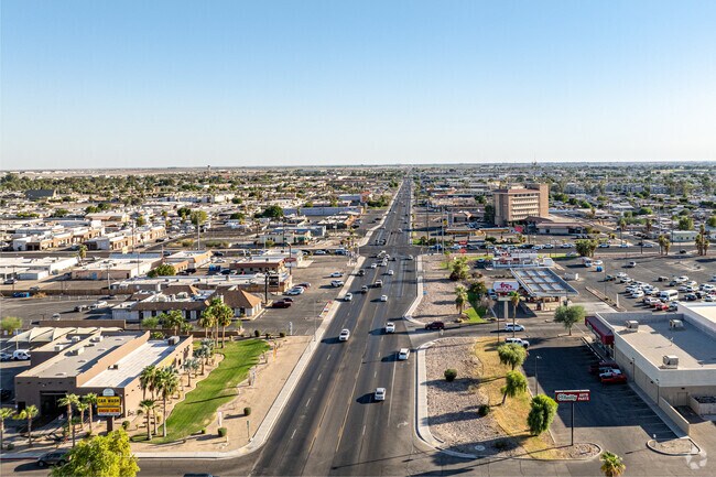 Yuma, Arizona is a gateway to Mexico via the border.