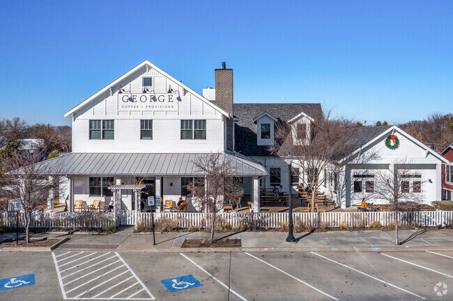 Coppell locals head to George's Coffee and Provisions for a quiet morning brew.