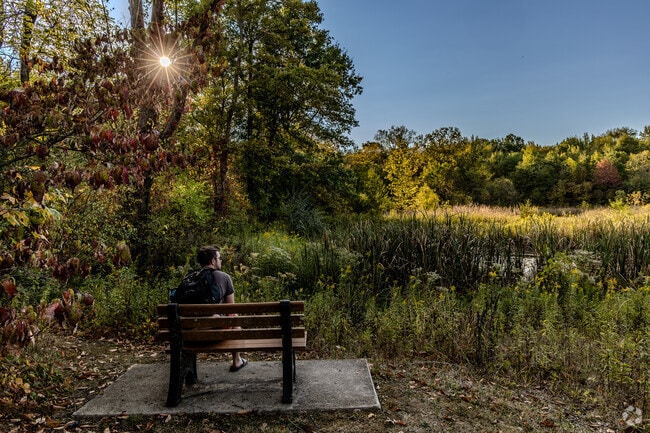 Parks in and around Rathburn Woods provide plenty of green space for outdoor activities.