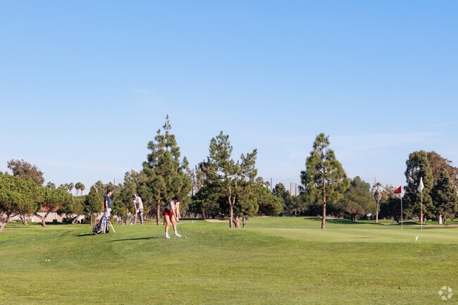 Play on the par 72 or shorter par 3 course at Alondra Golf Course in Alondra Park.