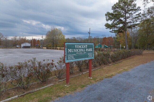 Vincent Municipal Park has a playground, basketball and plenty of green space to play in.