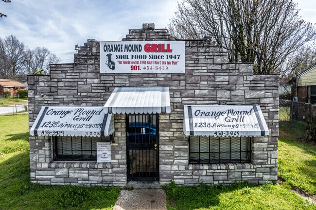 Have some soul food at Orange Mound Grill.