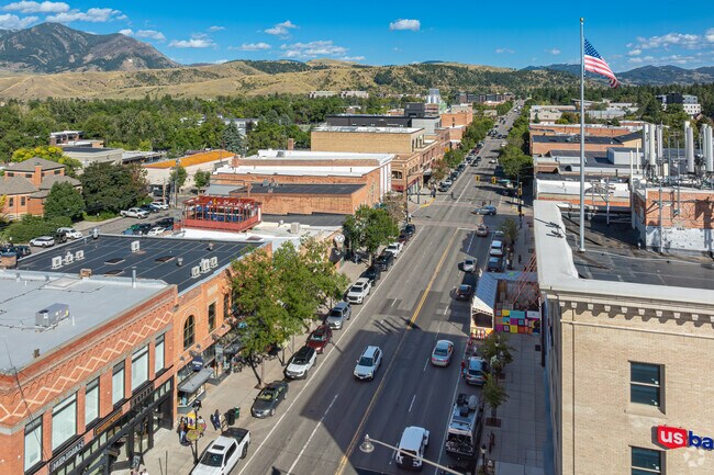 Midtown residents can walk to the shops and restaurants of downtown Bozeman.