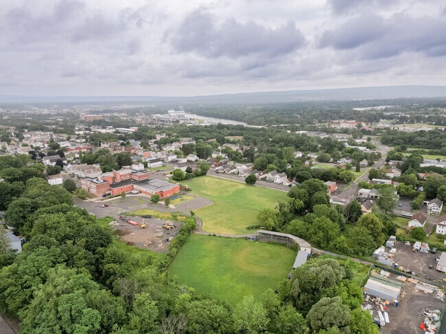 Yates Elementary School fields are large and can be used through the summer months by locals.