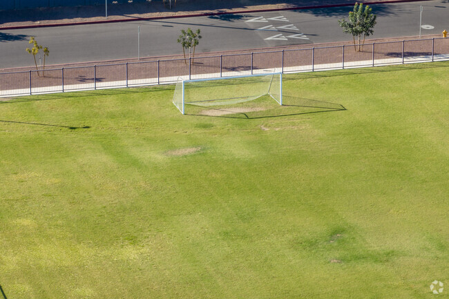 Kids attending Phoenix’s Academy of Math and Science also get out for playtime during the day.