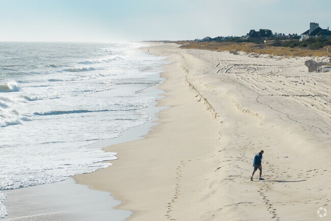 Residents can stroll along the many beaches in Southampton.