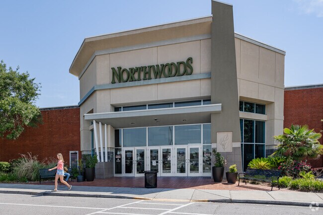 Woodstock residents shop for name brand stores and department stores at Northwoods Mall.