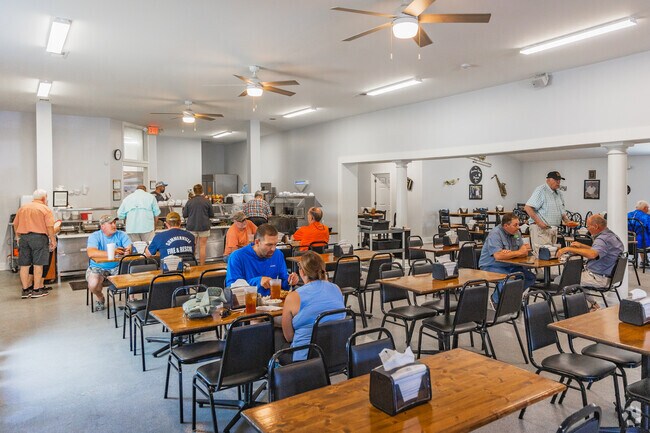 Dine with family and friends at Music Man's Bar-B-Que in Moncks Corner.