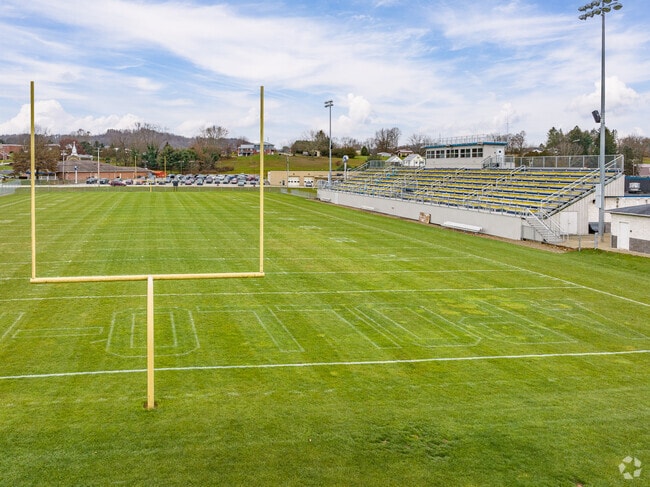 The Kiskiminetas Athletic Field is a well-kept football field located in Apollo.