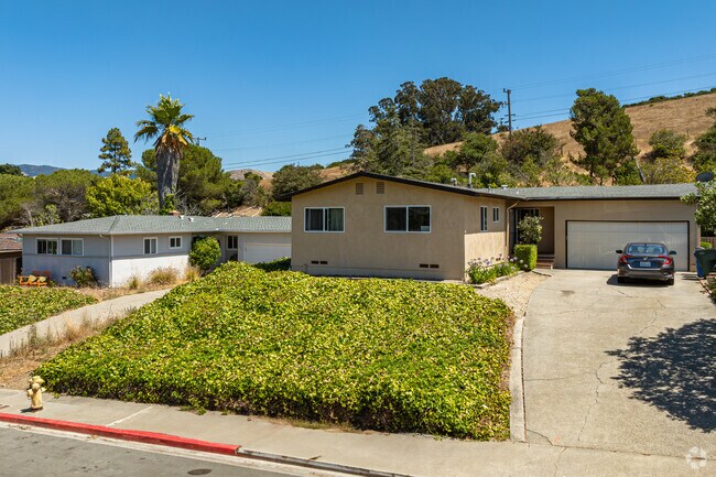 Some of the homes of Bishops Knoll were built adjacent to the Cerro San Luis mountain.