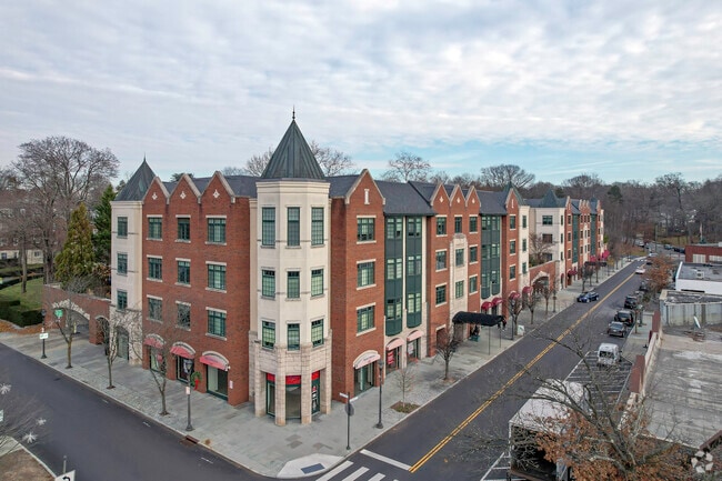 One of the newer Condo buildings that exist in the Old Scarsdale community.