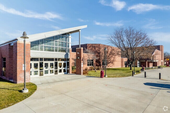 Papillion La Vista Senior High School serves students grades 9–12.