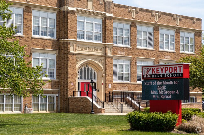 Keyport High School offers academics and athletics, including a strong football program.