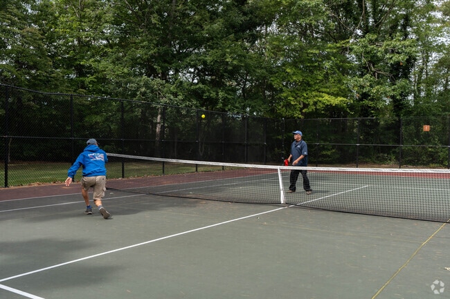 Locals often play pickleball at Brookwood Hall Park near Islip Terrace.