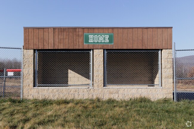 Peek into the dugout at Mayfield Little League, ready for next season in Mayfield, PA.