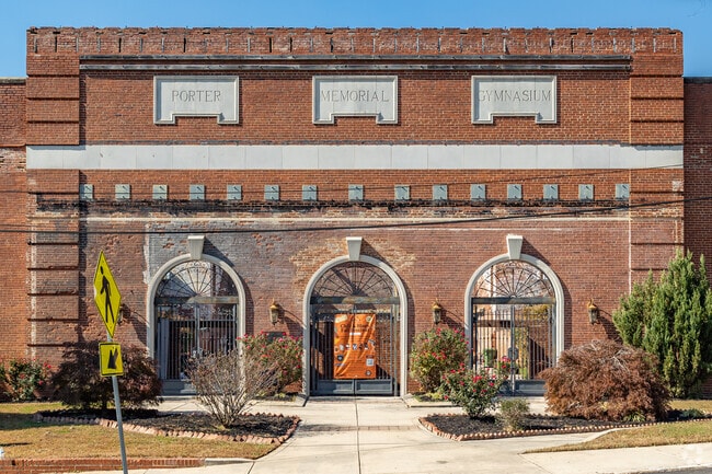 Porter Memorial Gymnasium is an open air event space in Porterdale.