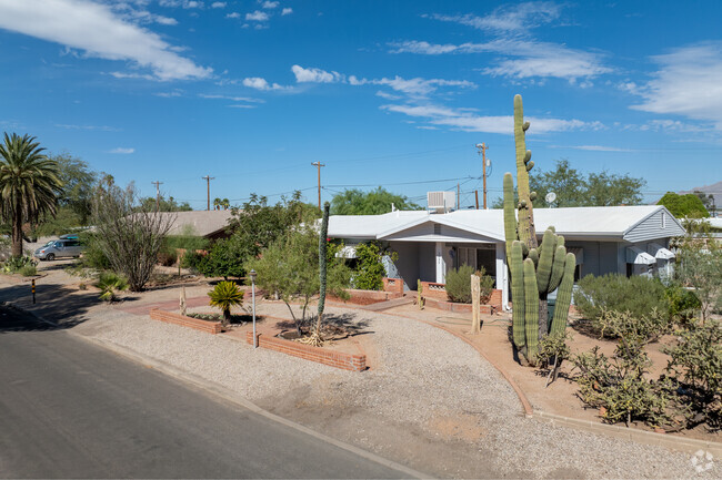 Miramonte homes are often landscaped with gravel yards and cactus for low water usage.