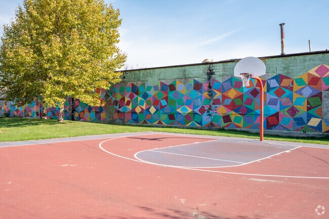 Shoot some hoops at Sawyer Park in Hubbell-Lyndon.