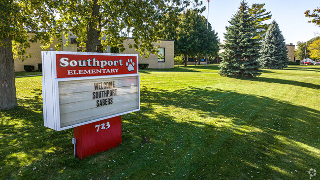 Southport Elementary is in a lovely neighborhood in Kenosha.