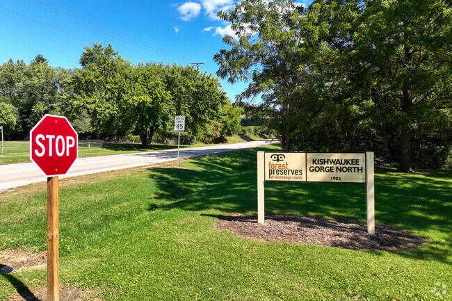 Kishwaukee Gorge has walking and hiking trails for CMC families to enjoy the beautiful outdoors.