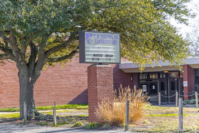 Students at P.B. Young, Sr. Elementary participate in various extracurricular activities.