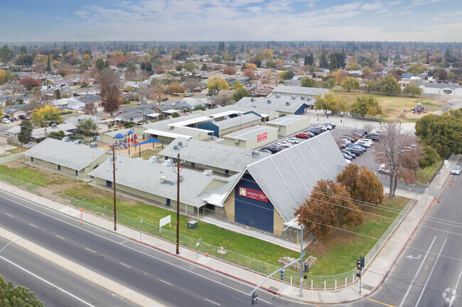 The campus of Aspen Valley Prep Academy in Fresno.