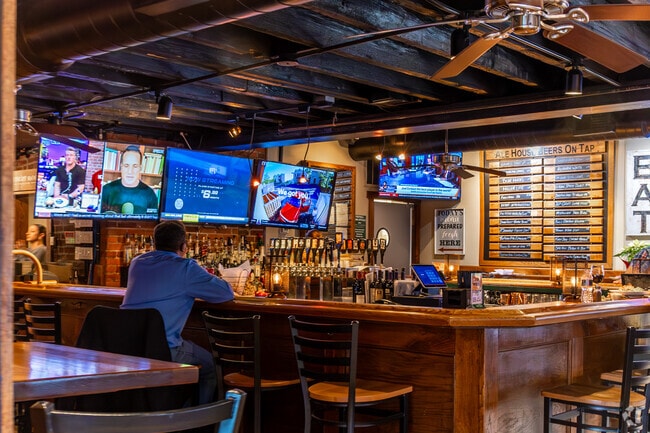 Cross the bridge to enjoy dinner at Washington Street Ale House just outside of Baynard Village.