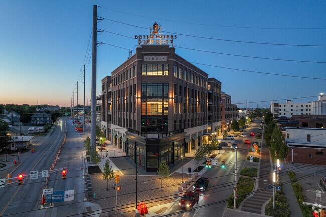The Bottleworks District in Cottage Home was formally a Coca Cola bottling facility.