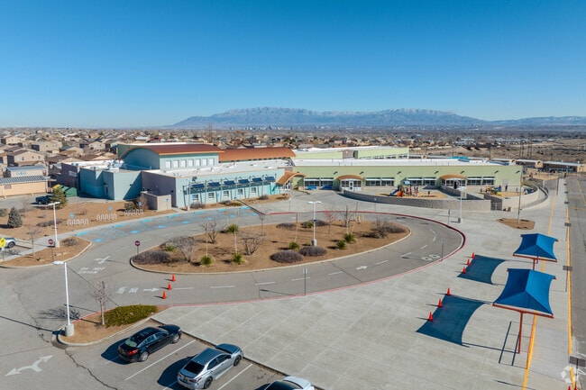 Rudolfo Anaya Elementary School fosters a nurturing learning environment for local children.