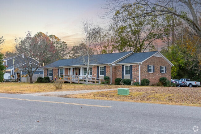 Beautiful brick ranch homes can be found in the Carrollton neighborhood.
