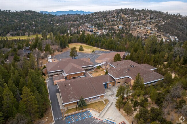Mary P. Henck Intermediate School offers a sprawling campus when viewed from above.