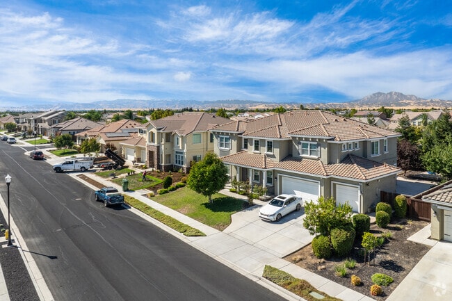 Experience the tranquility of spacious neighborhoods in Prewett Ranch, featuring large homes.