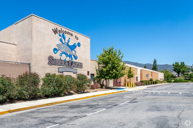 Enter Sierra Lakes Elementary School through its welcoming entrance.