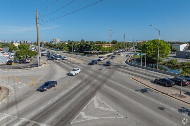 Okeechobee Road is one of the main throughways in Hialeah Acres.