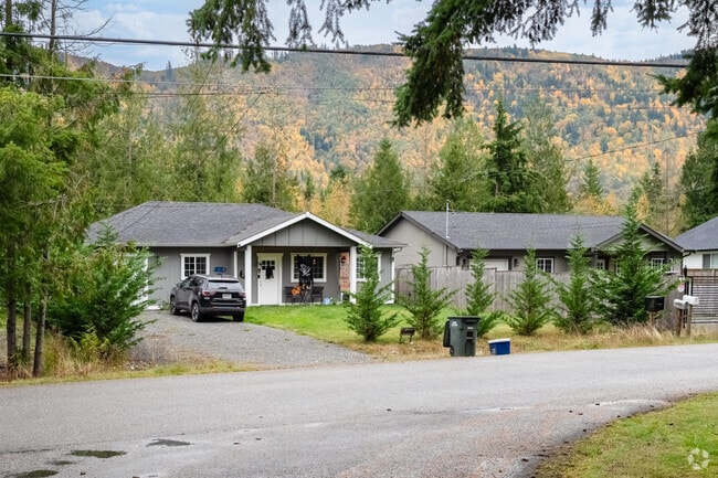 With such quiet streets, residents in Maple Falls can walk or bike to visit with neighbors.