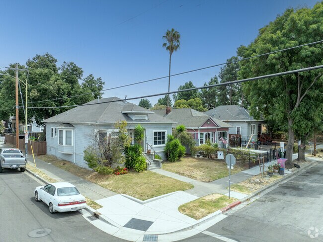 The Sun neighborhood's bungalow row radiates timeless appeal and warm community spirit.